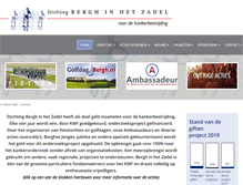 Tablet Screenshot of berghinhetzadel.nl
